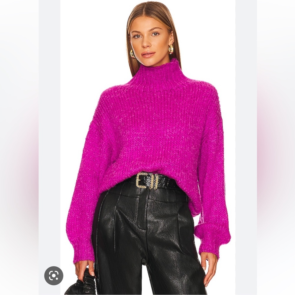 Line & dot Bennett sweater in Plum